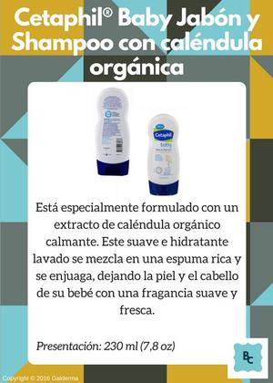 Cetaphil® Baby Jabón y Shampoo con caléndula orgánica