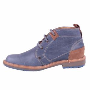 Zapato Bota Para Hombre Azul Original 100% Nacional Garantiz
