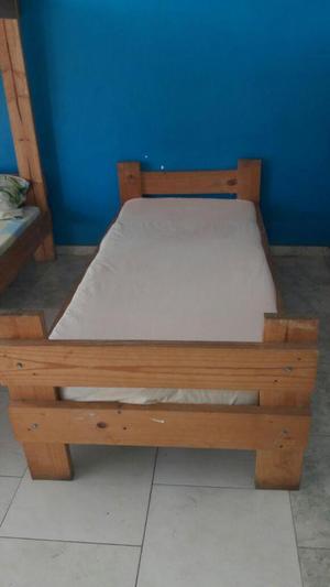 CALI ★ REMATE de cama en madera pino canadiense de 1.90 x