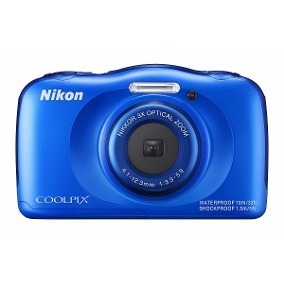 Cámara Nikon Azul Sumergible