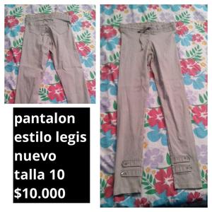 Pantalon Legis Talla 10 Nuevo