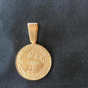 Sello Medalla de San Miguel Arcangel Oro 18K