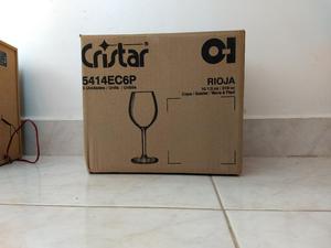 Copa Rioja Vino Tinto Marca Cristar