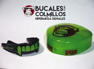 Protector Bucal Con Colmillos Para Boxeo, Artes Marciales.