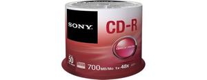 Sony 50cdq80sp Cd-r Data Recordable Media