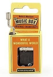 Kikkerland What A Wonderful World Caja Musical