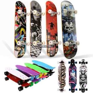 4 Tipos Impresión/colores Completos Patineta Skate Board
