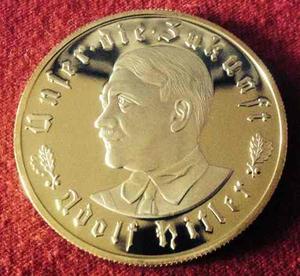 Moneda Del Führer Adolf Hitler / Tercer Reich / 1