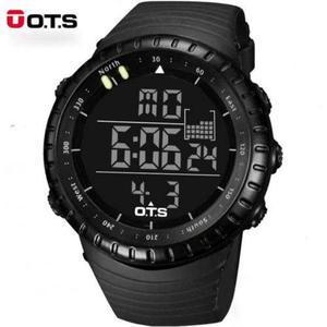 Reloj O.t.s De Pulso Color Negro Para Hombre