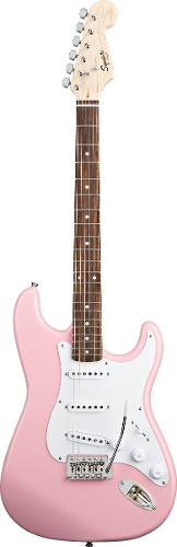 Guitarra Electrica Fender Squier Bullet Strat Rosada