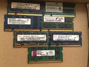 Memoria Ram de Portatil 2gb Ddr2 Y Ddr3