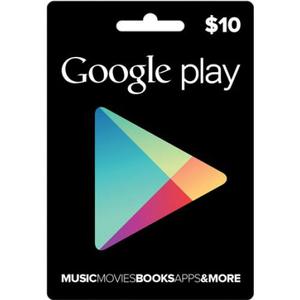 Tarjeta Google Play 10 Usd Entrega Inmediata