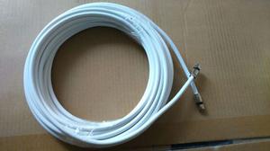 Cable Coaxial Rg6 30 Mts, Gratis Accesorios De Instalaccion