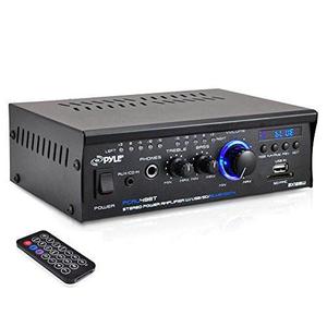 Pyle Pcau48bt Bluetooth Mini Blue Series Amplificador De Po