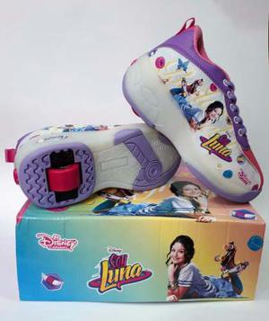 Teni Patin Soy Luna Tenis Con Ruedas Disney Promo Sin Luces