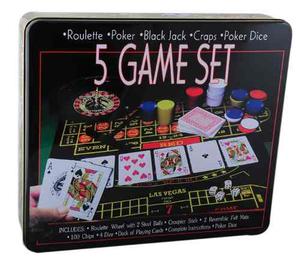 5 Juegos Casino Ruleta Poker Blackjack Poker Dados