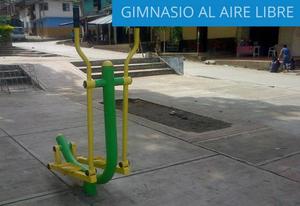 EQUIPOS BIOSALUDABLES PARA GIMNASIOS AL AIRE LIBRE