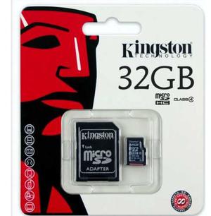 Memoria Kingston Micro Sd 32gb Clase 4+ Adaptador