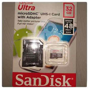 Memoria Micro Sd 32 Gbytes Sandisk Ultra Clase 10