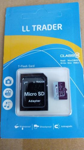 Memoria Micro Sd Con Adaptador 128gb Genérica