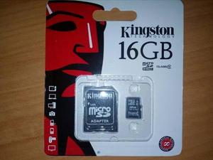 Memoria Micro Sd Kingston16 Gb Clase 10 Nuevas