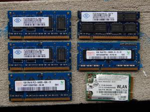 Memorias RAM PC2 y PC3 Portatiles