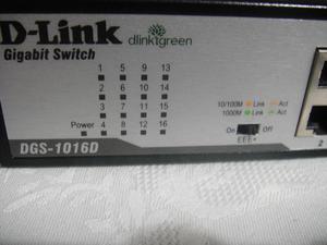 Switch Dlink  Puertos Gigabit Rack Dgsd