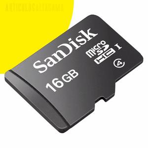 Tarjeta De Memoria Micro Sd 16gb Sandisk Original Clase 4