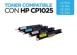 Toner Compatible Con Hp Cp - Ce310a,ce311a,ce312a,ce313a