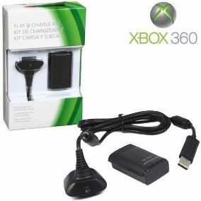 Kit Adaptador De Carga Y Pila Para Xbox 360 De mah Nuevo