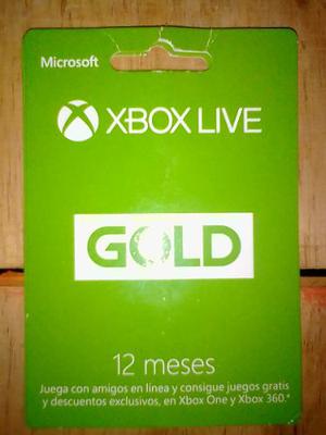 Membresia Xbox Live 12 Meses