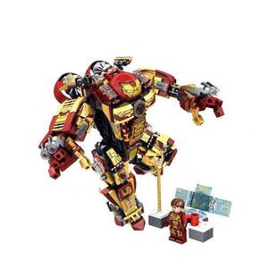 Avengers Iron Man Mk42 Minifiguras Hulk Buster 2-1 Comp Lego