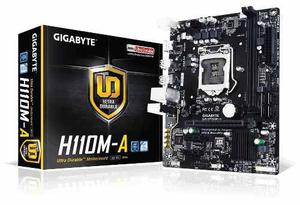 Gigabyte Lga Intel H110 Placa Base Micro Atx Ddr4 Ga-h11