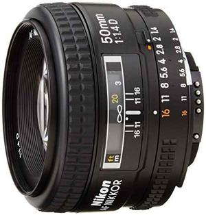 Nikon Af Fx Nikkor 50mm Lente F / 1.4d Dslr Con Enfoque A...