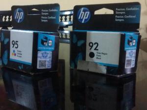 Vendo cartuchos originales impresora HP 92 y 95