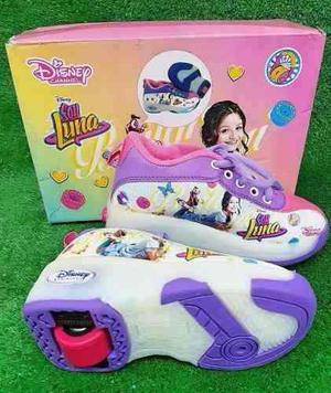 Zapato Tenni Patin Soy Luna Luces 2 En 1 Envió Gratis