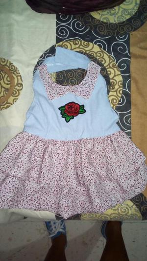 vestido rose m