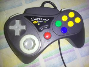 Control de Nintendo 64 Super Pad Plus. 