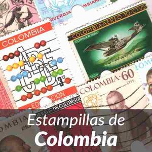 Estampillas De Colombia - Paquete De 25 Diferentes
