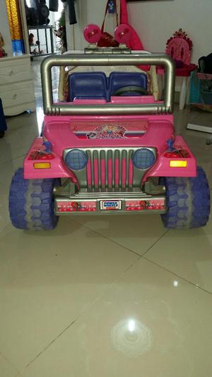 Jeep Power Wheels Barbie de Bateria