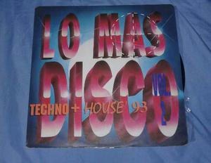 Lo Mas Disco Vol 2 Techno House/ Lp Bmg Ariola  Colombia