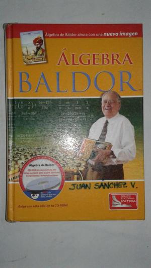 BALDOR ALGEBRA CON CD INCLUIDO