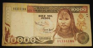 Billete de  pesos LA INDIA