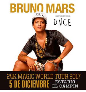 Bruno Mars Cancha sin Reclamar