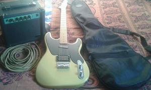 Combo de guitarra Fender Telecaster y amplificador nuevo.