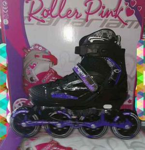 Patin Roller Pink Canariam