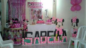 Vendo Decoración para Fiesta de Minnie