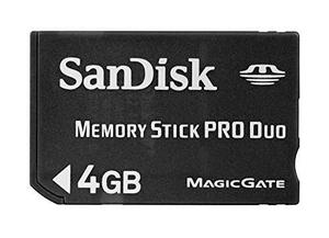 Sandisk 4gb Memory Stick Pro Duo (sdmspd-,