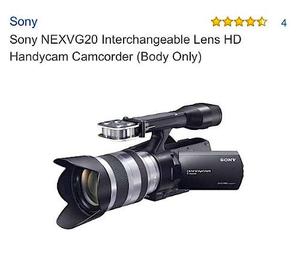 Camara De Video Sony Full Hd Con Lente