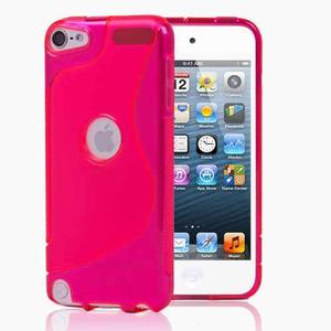 Pink S-shape S-line Tpu Rubber Gel Skin Ipod Touch 5 5th Ge